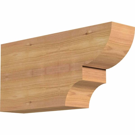 Ekena Millwork Ridgewood Smooth Rafter Tail, Western Red Cedar, 3 1/2"W x 8"H x 16"L RFT04X08X16RID00SWR